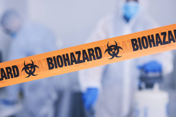 Professional Biohazard Cleanup technician working in Millersville, MD
